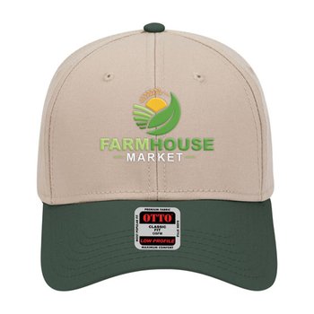 OTTO CAP® 6-Panel Low-Profile Baseball Cap - Embroidered Personalization Available from Positive Promotions