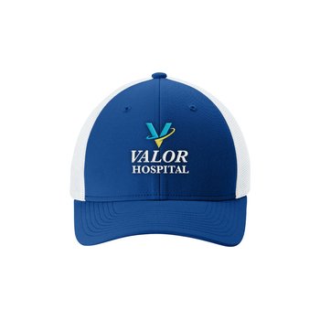 Sport-Tek® Stretch-Tek Mesh Back Structured Cap - Embroidered Personalization Available from Positive Promotions