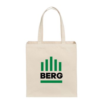 Port Authority® Cotton Canvas Over-the-Shoulder Tote - Embroidered Personalization Available from Positive Promotions