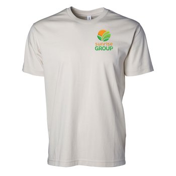 Independent Trading® Unisex Lux Interlock Heavyweight Combed Cotton T-Shirt - Embroidered Personalization Available from Positive Promotions