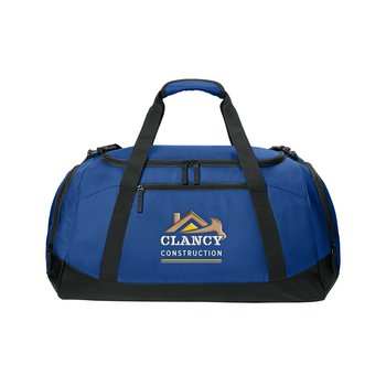 Sport-Tek ® Large Rec Duffel - Embroidered Personalization Available from Positive Promotions