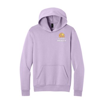 Port & Co Unisex Easy Fleece Pullover Hooded Sweatshirt - Embroidered Personalization Available from Positive Promotions