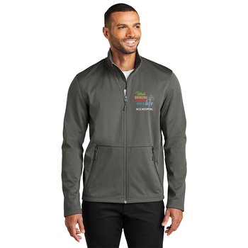 Rehab Port Authority ® Men's FlexShell Stretch Full-Zip Soft Shell Jacket - Embroidered  - from Positive Promotions