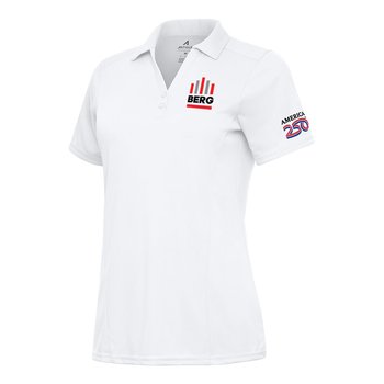 Antigua Apparel® America250 Women's Tribute Performance Polo - Embroidered Personalization Available from Positive Promotions
