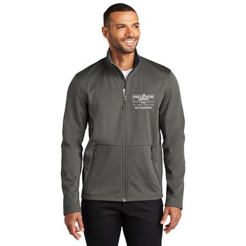 Food Service Port Authority ® Men's FlexShell Stretch Full-Zip Soft Shell Jacket - Embroidered  - from Positive Promotions