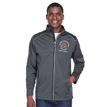 Food Service Men's Techno-Lite Three-Layer Knit Tech-Shell Jacket from Positive Promotions