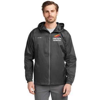 Eddie Bauer® Men's Packable Wind Jacket - Embroidered Personalization Available from Positive Promotions