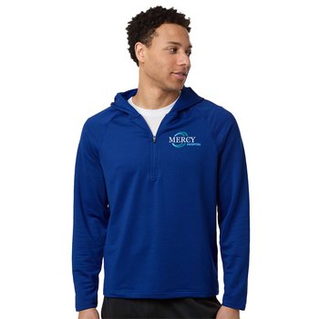 Team 365 ® Men's Qualify Quarter-Zip Hooded Pullover from Positive Promotions