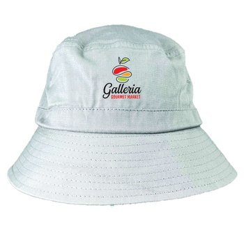 Wide Brim Bucket Hat - Embroidered Personalization Available from Positive Promotions