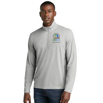 Respiratory Therapy Sport-Tek® Men's Tri-Blend Performance Quarter-Zip Pullover - Embroidered Personalization Available from Positive Promotions