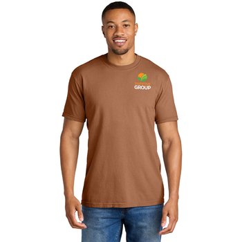 Comfort Colors® Unisex Heavyweight Short-Sleeved T-Shirt - Embroidered Personalization Available from Positive Promotions
