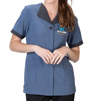 Edwards® Women's Flexpinnacle Tunic - Embroidered Personalization Available from Positive Promotions
