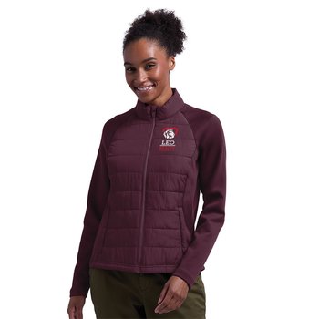 Charles River Apparel ® Women's Lotus Hybrid Puffer Jacket - Embroidered Personalization from Positive Promotions