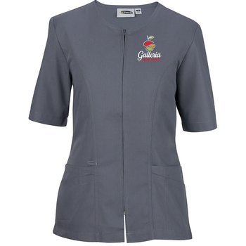 Edwards® Essential Women's Zip-Front Smock - Embroidered Personalization Available from Positive Promotions