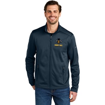 Healthcare Team Pride Eddie Bauer® Men's Smooth Mid-Layer Full-Zip Fleece Jacket - Embroidered Personalization Available from Positive Promotions