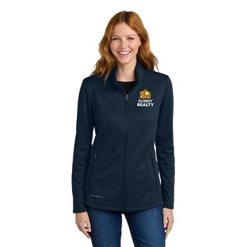 Healthcare Team Pride Eddie Bauer® Women's Smooth Mid-Layer Full-Zip Fleece Jacket - Embroidered Personalization Available from Positive Promotions