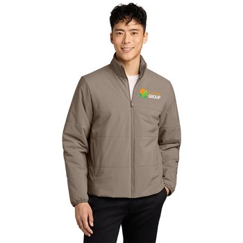 Mercer+Mettle® Men's Brookline Quilted Puffer Jacket - Embroidered Personalization Available from Positive Promotions