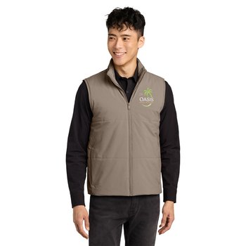 Mercer+Mettle® Men's Brookline Quilted Puffer Vest - Embroidered Personalization Available from Positive Promotions