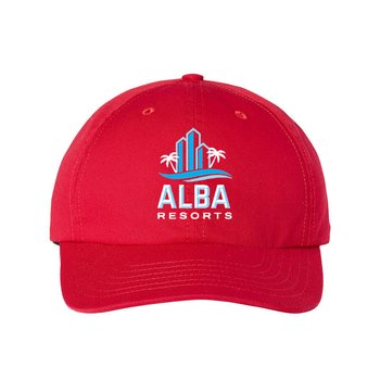 USA-Made Dad Hat - Embroidered Personalization Available from Positive Promotions