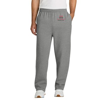 Jerzees Unisex NuBlend® Open-Bottom Fleece Sweatpants - Embroidered Personalization Available from Positive Promotions