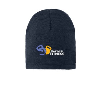 Port Authority® Fleece-Lined Beanie Cap - Embroidered Personalization Available from Positive Promotions