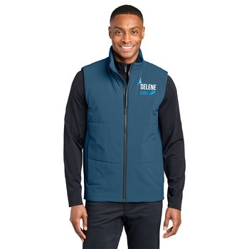 MiiR® Men's Sashiko Stretch Puffer Vest - Embroidered Personalization Available from Positive Promotions