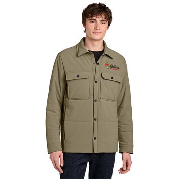 MiiR® Men's Sashiko Stretch Puffer Shacket - Embroidered Personalization Available from Positive Promotions
