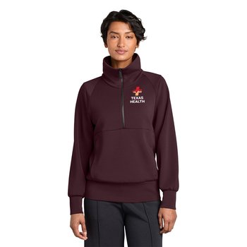 MiiR® Women's Kumo Soft Spacer Quarter-Zip Pullover - Embroidered Personalization Available from Positive Promotions