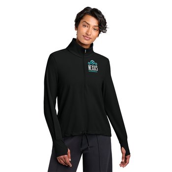 MiiR® Women's Kivu Performance Quarter-Zip Pullover - Embroidered Personalization Available from Positive Promotions