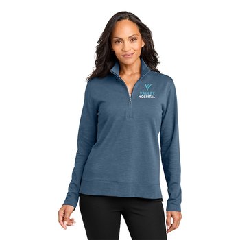 Port Authority® Women's Breakwater Quarter-Zip Pullover - Embroidered Personalization Available from Positive Promotions