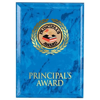 Principal's Award Blue Marble Award Plaque from Positive Promotions