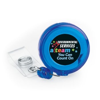Environmental Services: A Team You Can Count On Retractable Badge Holder from Positive Promotions