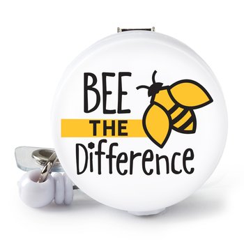 Bee the Difference Retractable Badge Holder With Alligator Clip from Positive Promotions