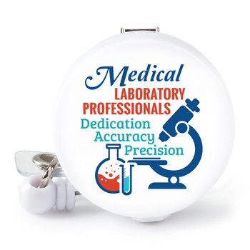 Medical Laboratory Professionals Retractable Badge Holder from Positive Promotions