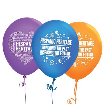 Hispanic Heritage Latex Balloons 11