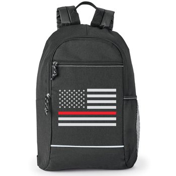 The Thin Red Line Bayside Backpack With Reflective Trim from Positive Promotions