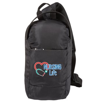 Nursing Life Ventura Crossbody Sling Bag from Positive Promotions