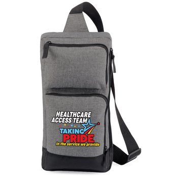 Healthcare Access Team: Taking Pride in the Service We Provide Modesto Multi-Pocket Sling Bag from Positive Promotions