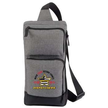 Dispatchers: When Every Second Counts Modesto Multi-Pocket Sling Bag from Positive Promotions
