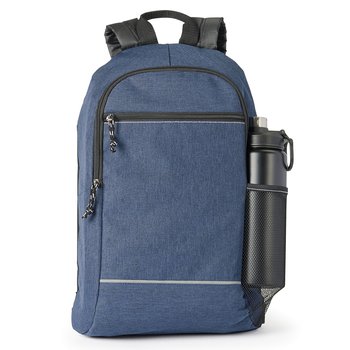 Blue Belmont Reflective Backpack - Personalization Available from Positive Promotions