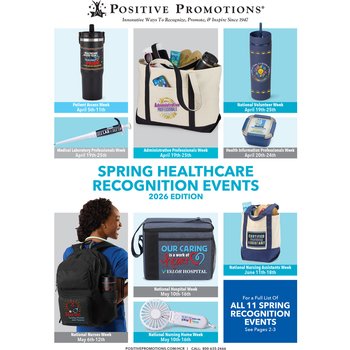 Spring Healthcare Recognition Events Catalog from Positive Promotions