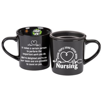 Nursing: Special People Doing Special Work Inside/Outside Ceramic Mug of Appreciation 16 oz. from Positive Promotions