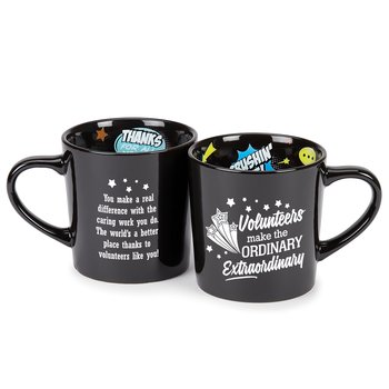 Volunteers Thanks For Making A Difference Ceramic Mug 16-Oz. from Positive Promotions