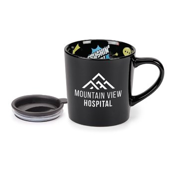 Thanks for Making a Difference Inside/Outside Ceramic Mug of Appreciation 16 oz. - One-Color Personalization Available from Positive Promotions