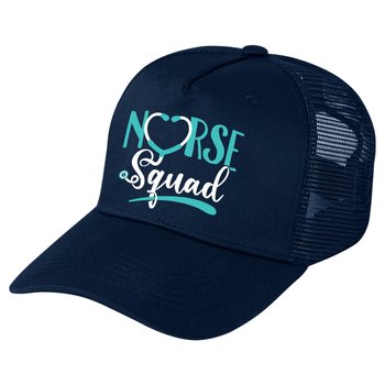 Nurse Squad Mesh-Back Trucker Cap from Positive Promotions