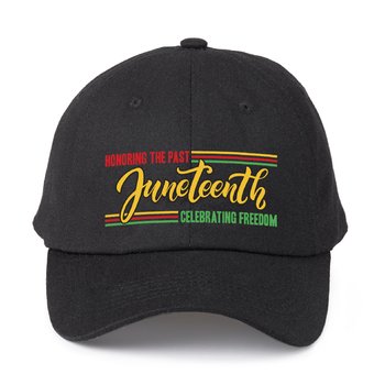 Juneteenth: Honoring the Past, Celebrating Freedom Baseball Cap from Positive Promotions