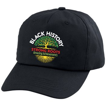 Black History: Strong Roots, Amazing Achievements Baseball Cap from Positive Promotions