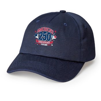 USA 250th Anniversary Stars Baseball Cap from Positive Promotions