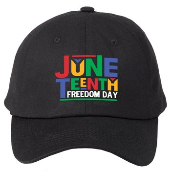 Juneteenth Freedom Day -Basball Cap from Positive Promotions