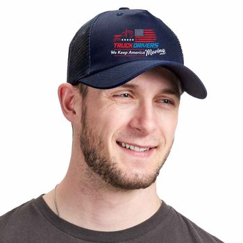 Truck Drivers We Keep America Moving Trucker Cap from Positive Promotions